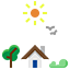 Blue Sky & Green Grass Replacement Icon